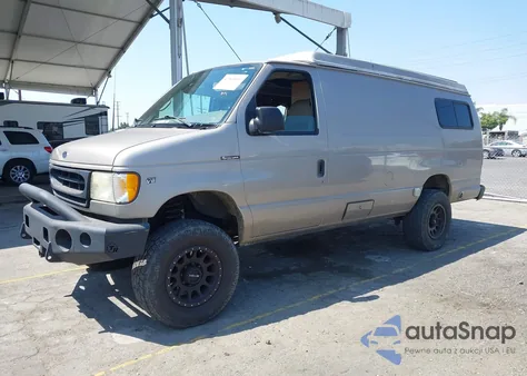 2001 Ford E-250 Recreational из США, поврежденный, VIN 1FDNS24L91HB05876